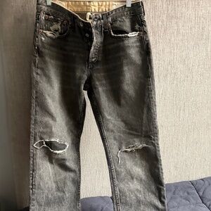 Rag and Bone Grey Jeans Straight Leg